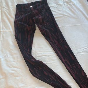 Lululemon patterned leggings 7/8